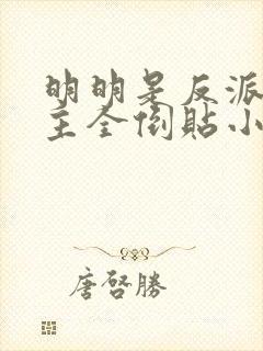 明明是反派,女主全倒贴小说