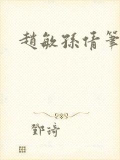 赵敏孙倩笔趣阁封面
