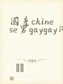 国产chinese男gaygay网站