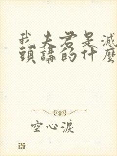 我夫君是灭世魔头讲的什么