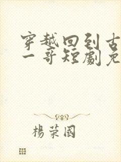 穿越回到古代当一哥短剧免费观看封面