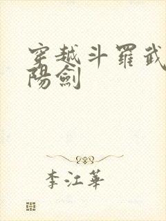 穿越斗罗武魂阴阳剑