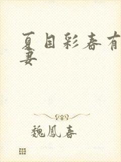 夏目彩春有码人妻