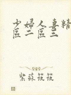 少妇人妻精品一区二区三封面