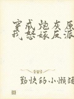 穿成炮灰原配后我怒嫁反派