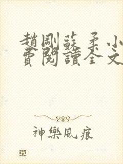 赵刚苏柔小说免费阅读全文最新章节封面
