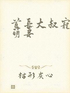 首长大叔宠溺小萌妻