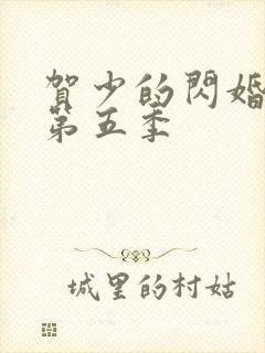 贺少的闪婚暖妻第五季