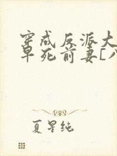 穿成反派大佬的早死前妻[八零]