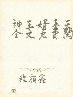 神王婿秦天苏酥全文免费阅读封面