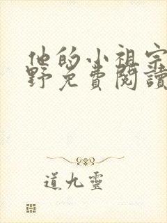 他的小祖宗甜又野免费阅读txt
