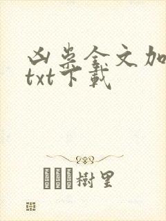 凶祟全文加番外txt下载