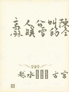 主人公叫陈飞宇,苏映雪的全文免费阅读小说