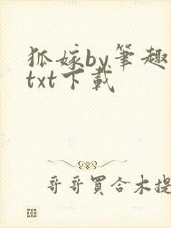 狐嫁by笔趣阁txt下载封面
