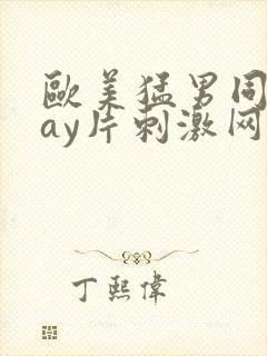 欧美猛男同志gay片刺激网站
