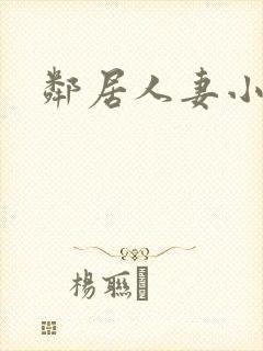 邻居人妻小说h封面