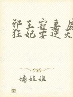 邪王宠妻 废材狂妃要逆天