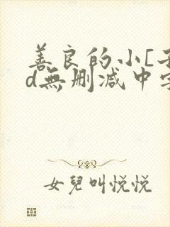 善良的小[子hd无删减中字第2季