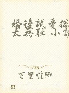 婚后试爱总裁别太无耻 小说