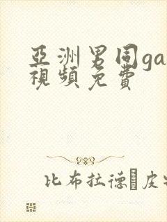 亚洲男同gay视频免费