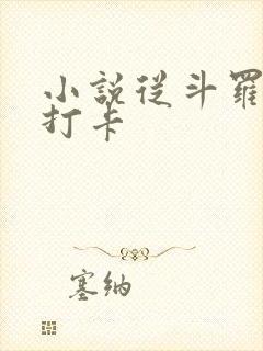 小说从斗罗开始打卡