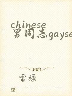 chinese男同志gaysex