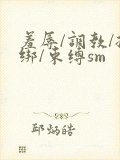羞辱/调教/捆绑/束缚sm封面