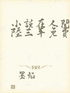 小说在人间采薇陆三平免费阅读