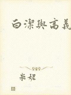 白洁与高义李明封面