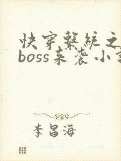 快穿系统之反派boss来袭小说免费
