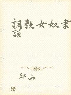 调教女奴隶的小说