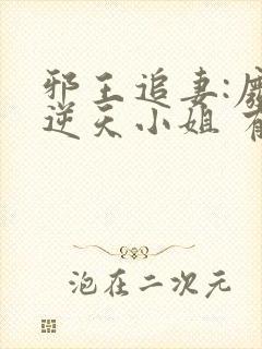邪王追妻:废材逆天小姐 有声封面