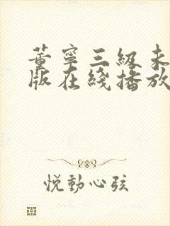 董宁三级未删减版在线播放