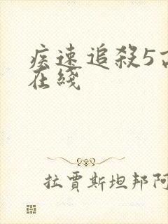 疾速追杀5高清在线封面