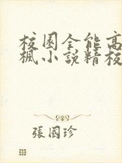 校园全能高手季枫小说精校版全集txt