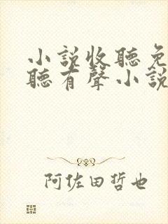 小说收听免费收听有声小说