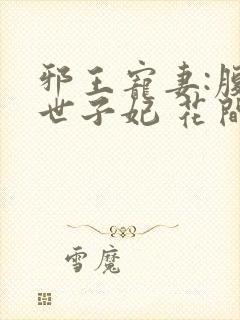 邪王宠妻:腹黑世子妃 花间雪