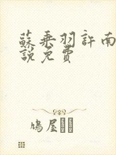 苏乘羽许南枝小说免费封面