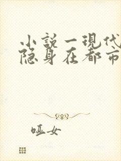 小说一现代高武隐身在都市封面
