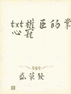 txt权臣的掌心宠
