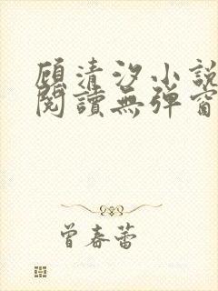 顾清汐小说免费阅读无弹窗