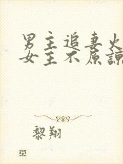 男主追妻火葬场女主不原谅