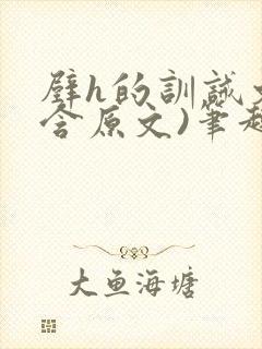 壁h的训诫文(含原文)笔趣阁封面
