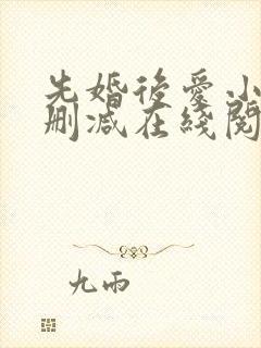 先婚后爱小说无删减在线阅读