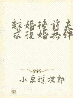离婚后前夫哭着求复婚无弹窗免费阅读