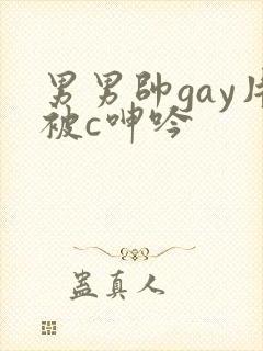 男男帅gay片被c呻吟