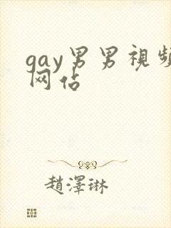 gay男男视频网站