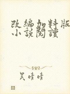 改编加料版同人小说阅读