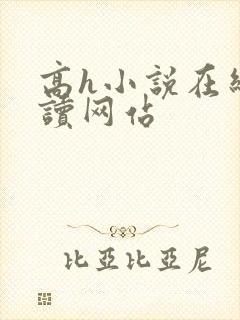 高h小说在线阅读网站封面
