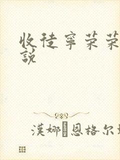 收徒宁荣荣的小说